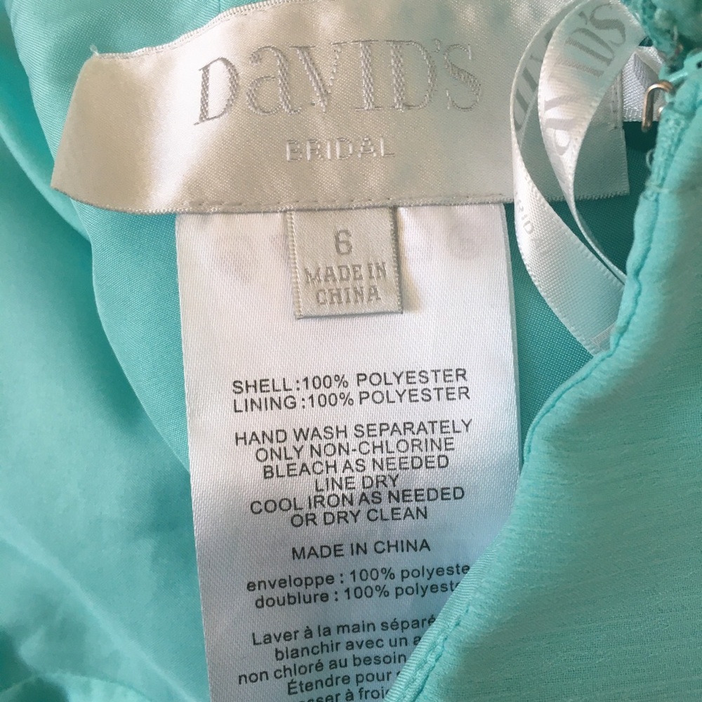 FINAL MARKDOWN David’s bridal strapless cocktail dress 6 - Picture 5 of 5